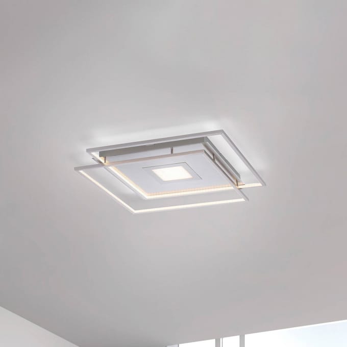 Q-Smart-Home Paul Neuhaus Q-AMIRA LED plafondlamp, zilver