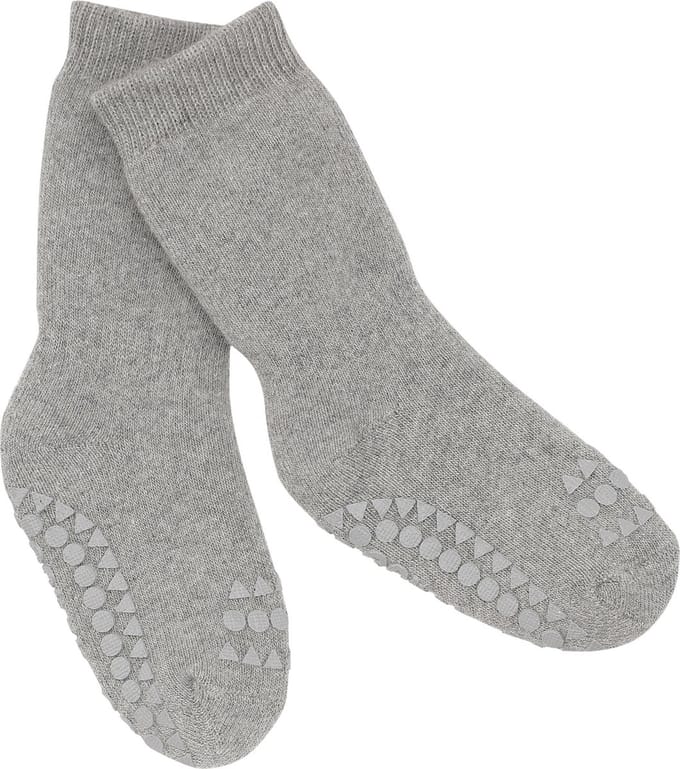 Gobabygo Sokjes Antislip Junior Grijs Melange Maat 20/22