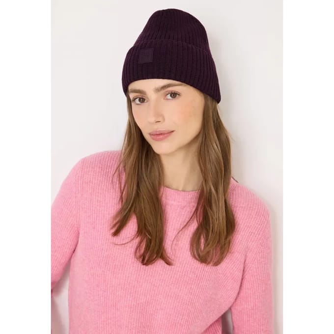 Beanie in effen kleur