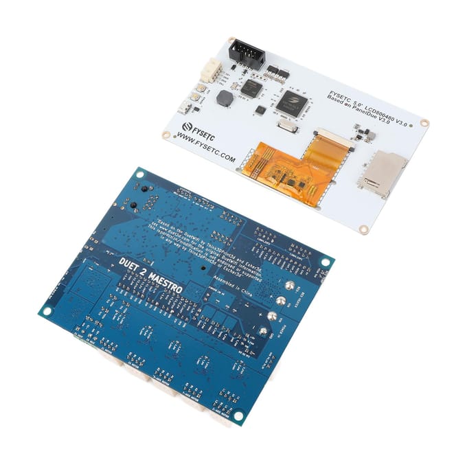 3D Printer Onderdelen Kloon Duet 2 Maestro Geavanceerd 32-bits Elektronisch Bord Moederbord met 5 Inch veelkleurig