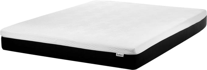 TREASURE - Schuimmatras stevig - Zwart/Wit - 160 x 200 cm - Latex