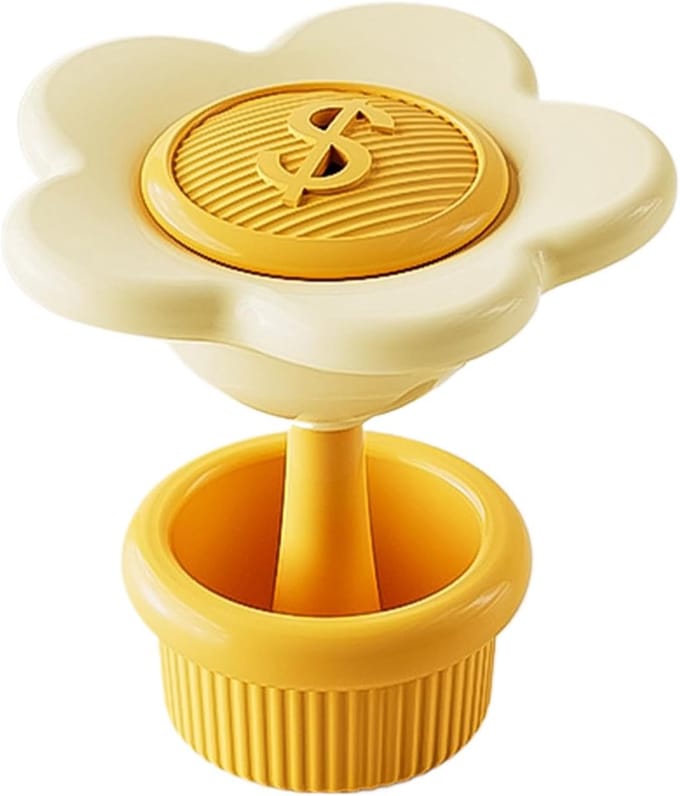 Toilet Knop Duwer - Spoelknop Hulpmiddel - Hygiënisch Spoelen - Met Geur Module - 4.5 cm - Wit