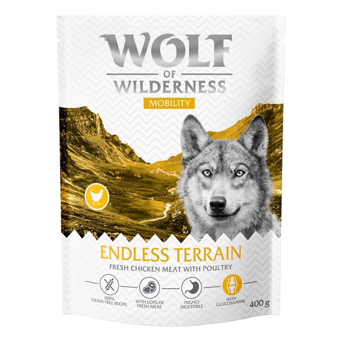 Wolf of Wilderness "Explore The Endless Terrain" Mobiliteit - graanvrij - 400 g: Nieuw Recept