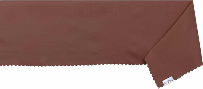 Raved Tafelkleed – 140 cm x 260 cm – Bruin Polyester – Kreukvri