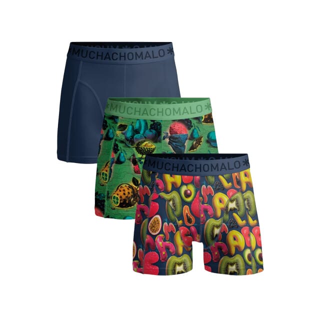 Muchachomalo Jongens 3-pack boxershorts weird fruit