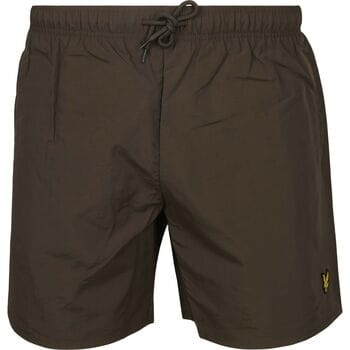 Korte Broek Lyle &amp; Scott Lyle Scott Zwembroek Plain Olijfgroen