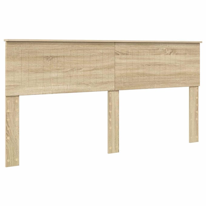 vidaXL Hoofdbord Sonoma Eiken Bewerkt hout