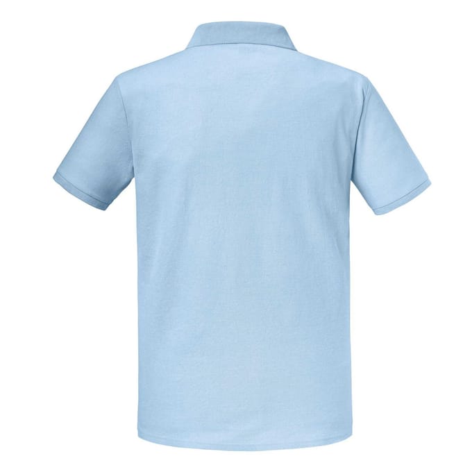 Russell Heren Authentic Eco Poloshirt (Licht Blauw)
