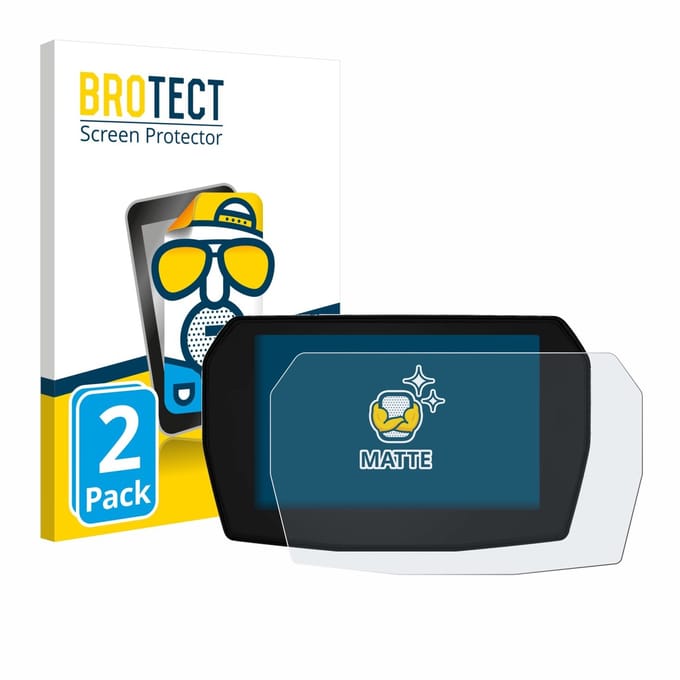 BROTECT - Screenprotector voor Ducati Panigale V2 2025 - Folie Beschermfolie matte 2 Stuks
