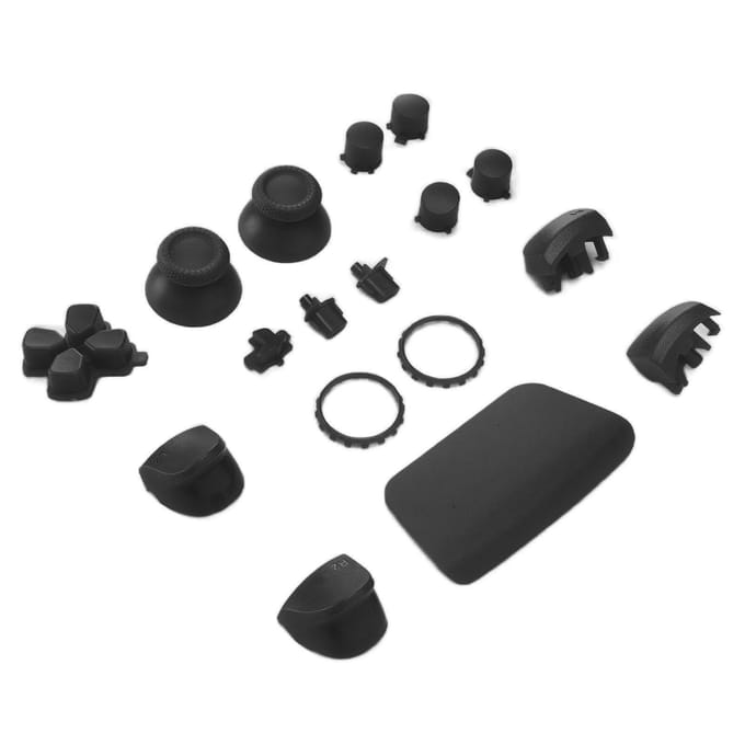 Vervangende Knoppen L2 R2 Volledige Set Knoppen Vervangende Knop Reparatiekit voor PS5 ControllerZwart zwart