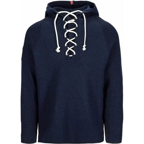 Amundsen Boiled Hoodie Laced Heren (Maat - M, Kleur - Faded Navy)