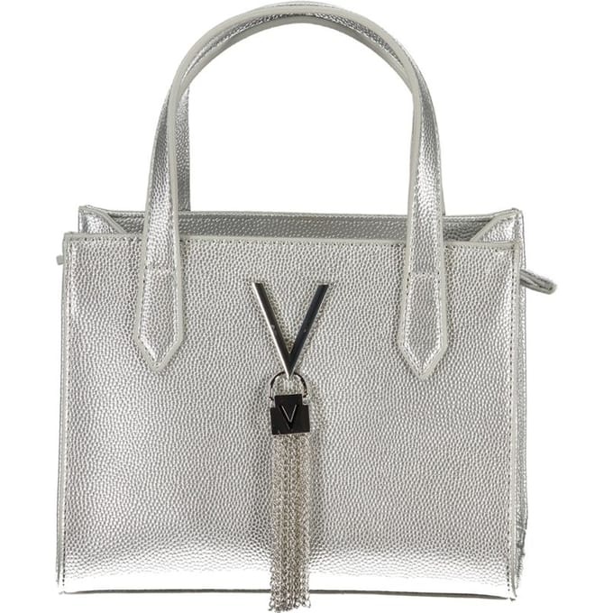 VALENTINO Handtas Schoudertas Divina Shopping Bag Argento Zilverkleurig
