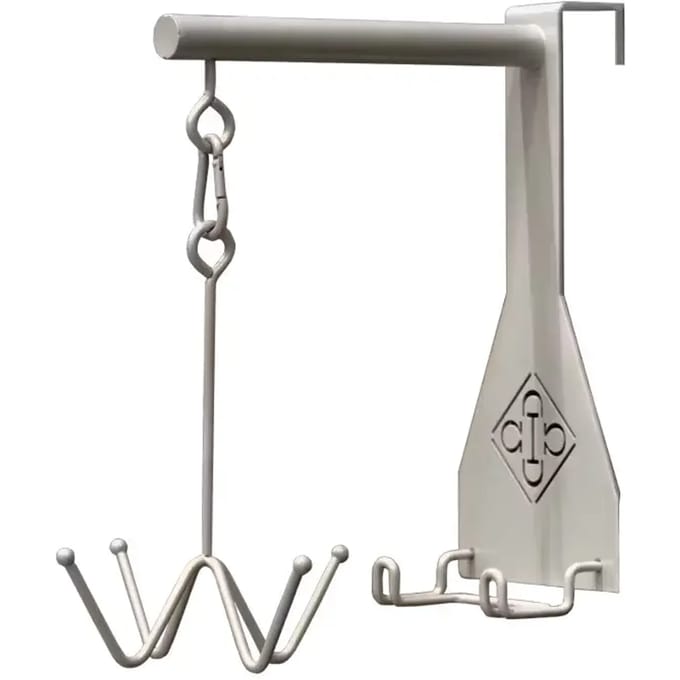 Grooming Deluxe - Bridle Hook 4 prong with hook attachment silver