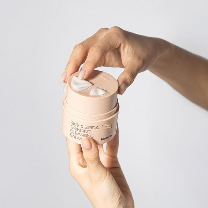 [Farmstay] Rice & Bifida Grinding Cleansing Balm 50ml beige