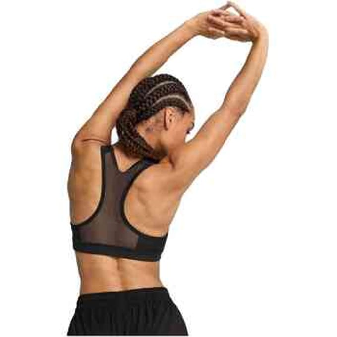 PUMA 4KEEPS BRA - P Dames sportbeha - PUMA Black-Big White Cat