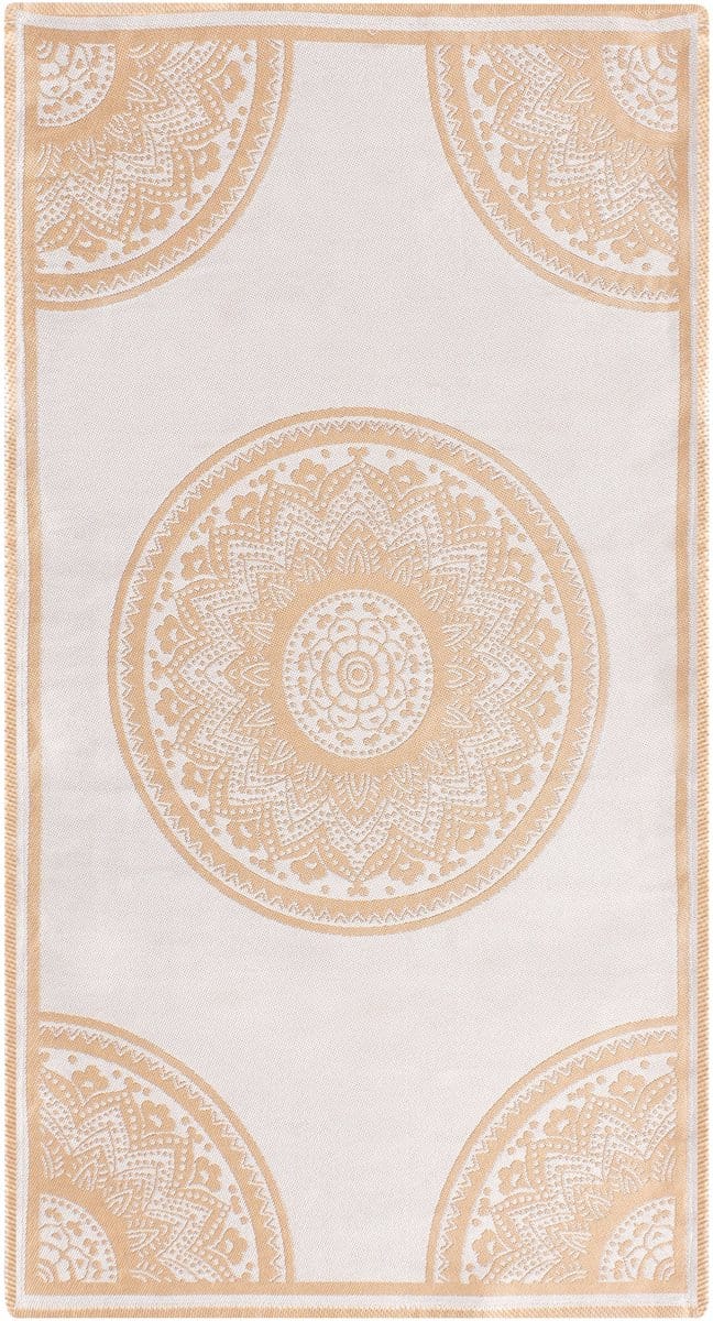 HUBLI - Tuintapijt - Beige - 80 x 150 cm - Polypropyleen