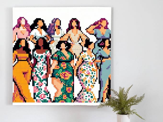 Kunstprint | Wanddecoratie | Dibond | 20 × 20 cm