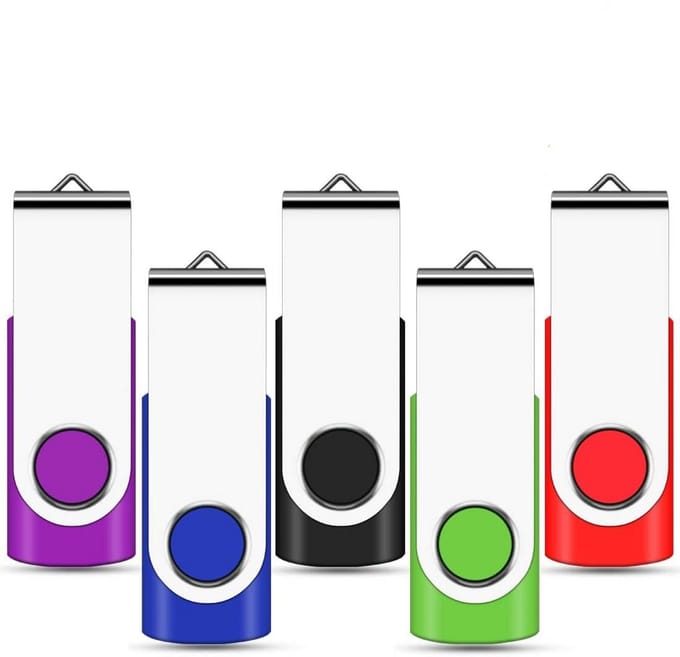 longziming - 16GB USB Stick 5 Stuks - Multikleur USB 2.0 Geheugenstick - USB Sticks - Dat opslag - Multikleur - Voor Computer