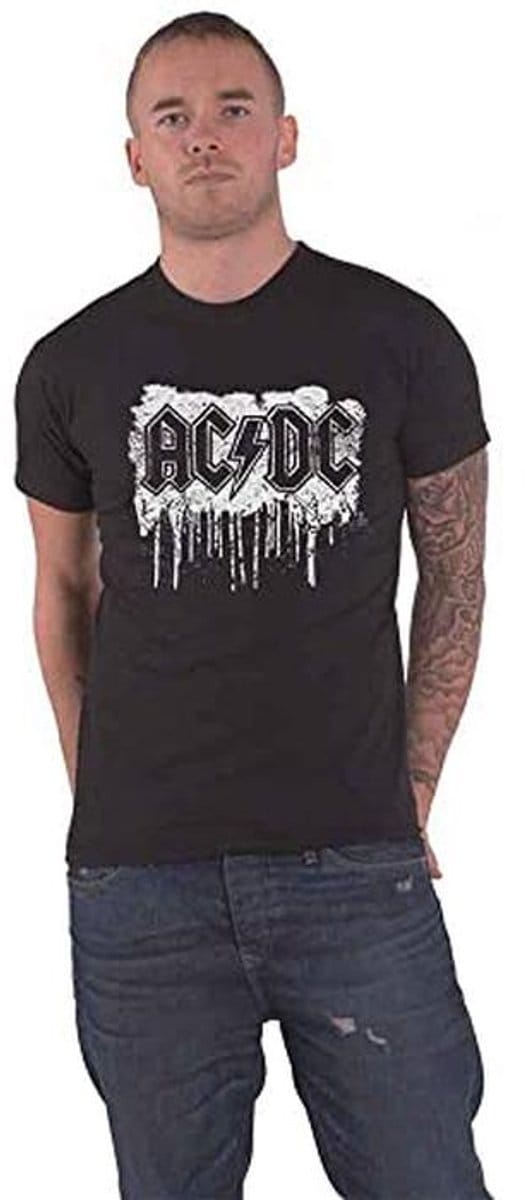 Heren T-shirt met Drips en Spanning
