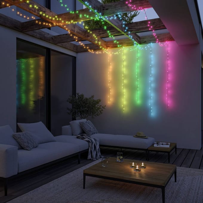 Paulmann 94642 Lichtketting Buiten RGB Verlichte lengte: 7.4 m Kleurwissel