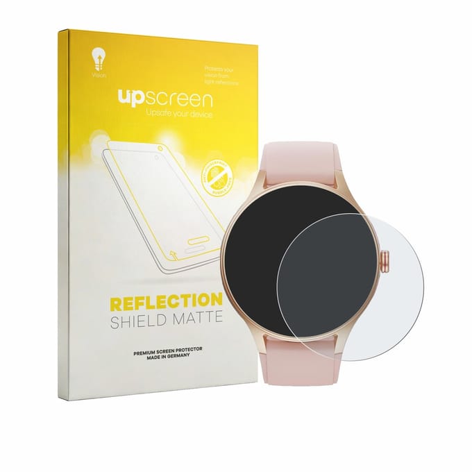 upscreen - Screenprotector voor Woneligo Smartwatch 1.57" - Folie Beschermfolie anti glare matte