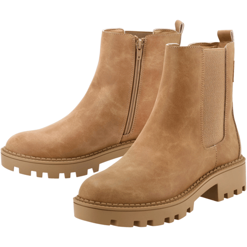 ESMARA Dames enkellaarsjes (Beige, 36)