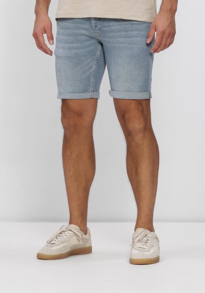 Pure Path Pure Path Jeans Short The Steve Skinny Fit Light Blue  32