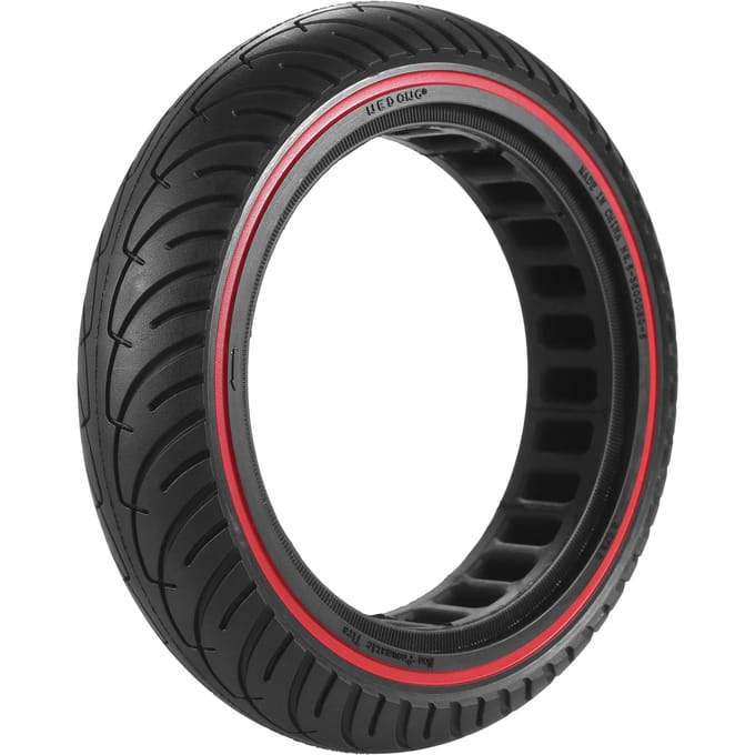 Elektrische scooterband 8,5 inch elektrische scooterband Schokabsorberend rubberen wiel Niet-pneumatisch Type 1 rood