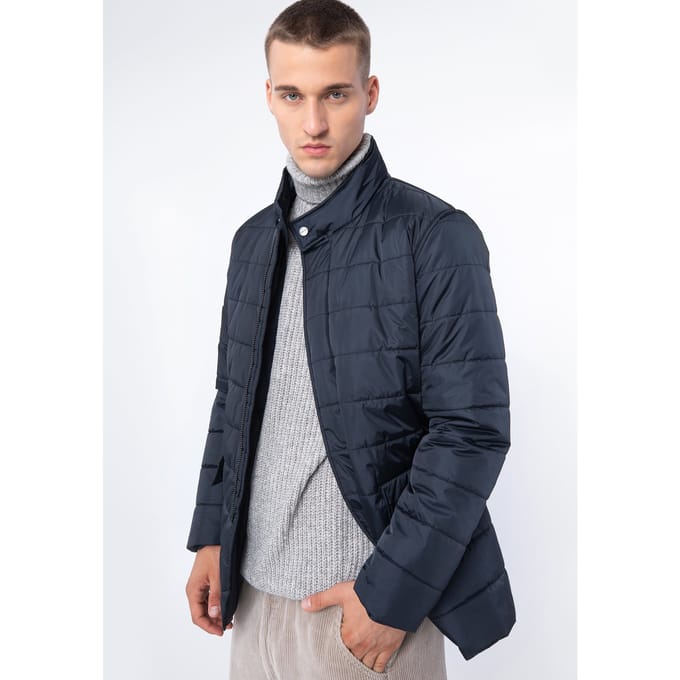 Wittchen Heren Marineblauwe Gewatteerde Nylon Jas