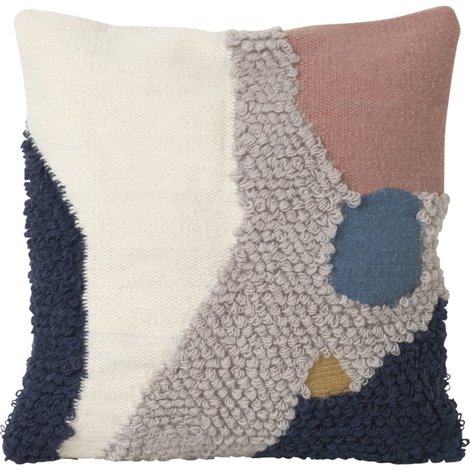 Ferm Living - Loop kussen - Landschap - meerkleurig