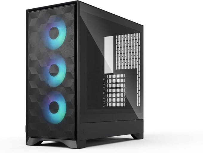 PC Behuizing - Computerkast Mid Tower - Gaming Setup Bouwen - Focus op Airflow - ATX Ondersteuning - Zwart