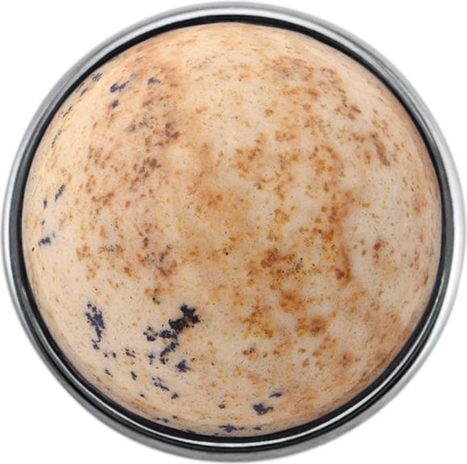 Quiges - Drukknoop Mini 12mm Natuursteen Jasper Kleur Zand - EBCMK163