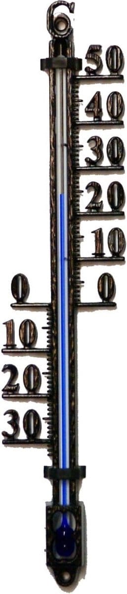 TFA Dostmann Thermometer - Metaal Zwart - 16 cm