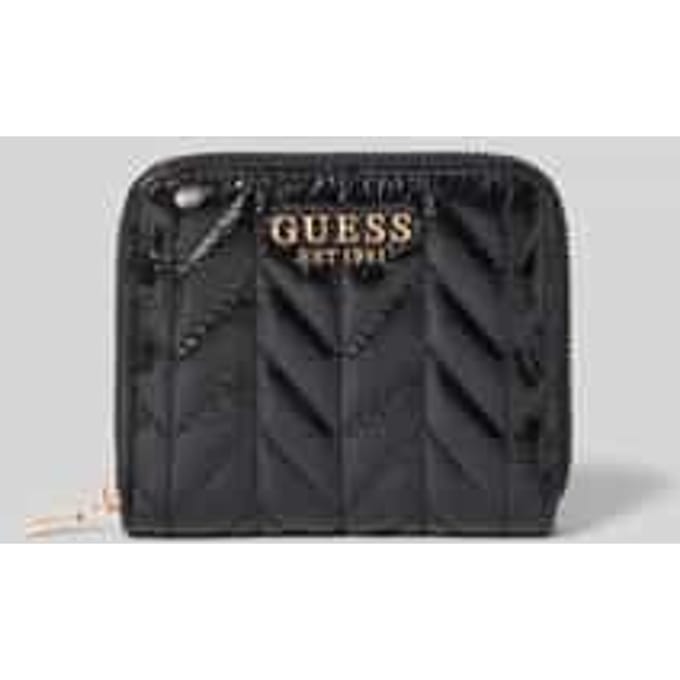 GUESS portemonnee Cheryl SLG Zip Around Wallet Black zwart