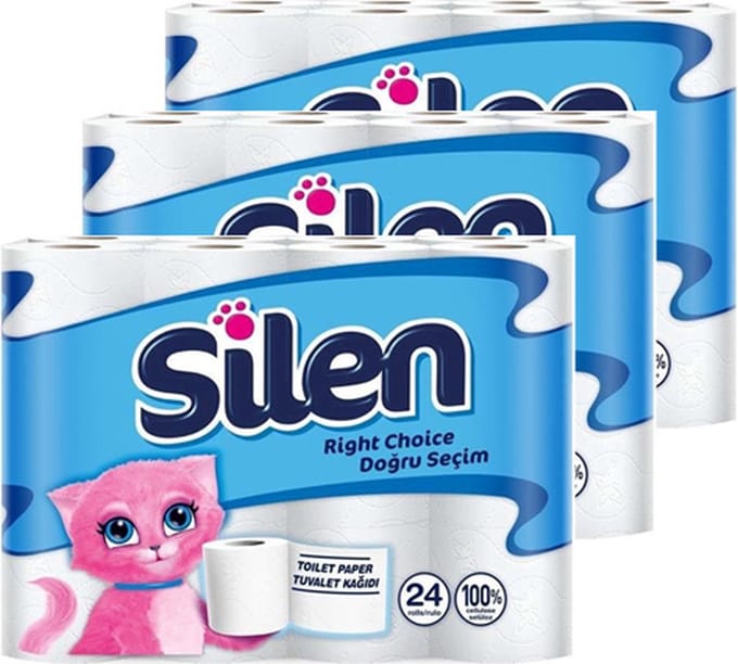 Silen Toiletpapier - 72 rollen - 2 laags