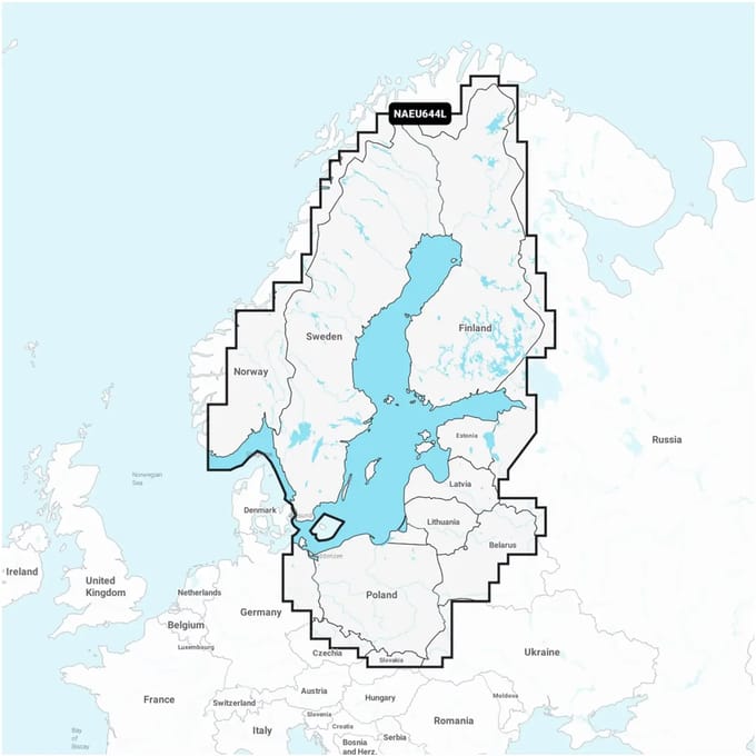 Navigatie kaart + grote sd - witte zee Navionics