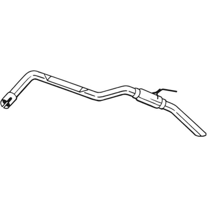Geluiddemper achter BOSAL 281-881