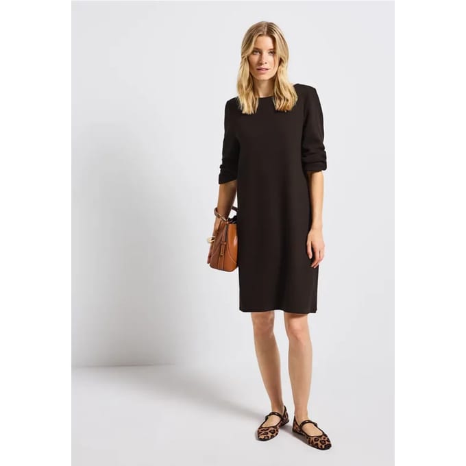 Effen jersey jurk