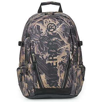 Superdry damesrugzak met zeildoek en houtnerfprint