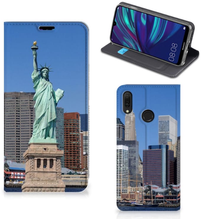 Huawei Y7 hoesje Y7 Pro (2019) Book Cover Vrijheidsbeeld
