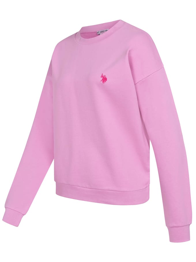 U.S. Polo Assn. dames sweatshirt van katoen met stretch