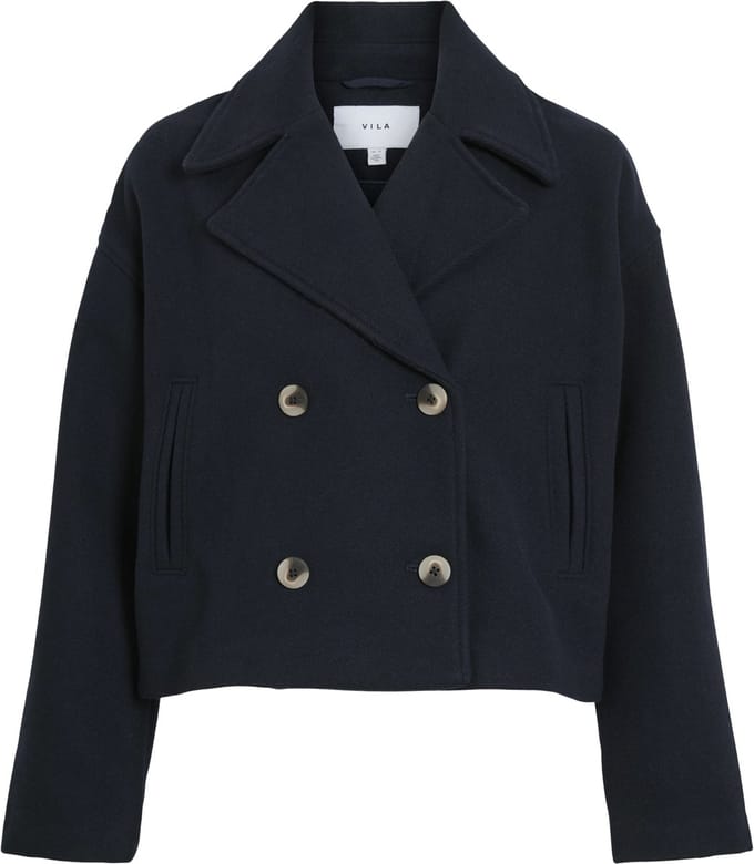 VILA - VIKAMINA L/S V-NECK JACKET - NOOS - Dames - Gewatteerde jassen