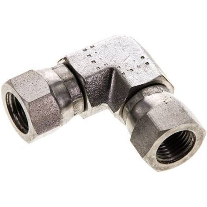 L-Koppeling G1/8" Binnendraad Hoge Druk RVS 350bar Hydrauliek