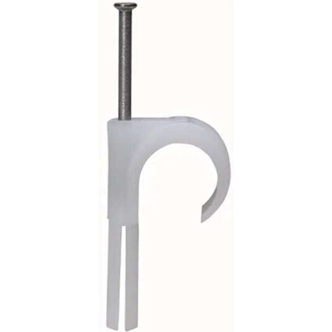 Kopp Spijkerclip 16-20mm Incl. Deuvel Wit 10st.