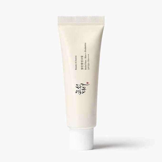 Beauté de Joseon Relief Sun: Riz + Probiotiques SPF50+ PA++++ 50ml — Crème Solaire Coréenne Légère white