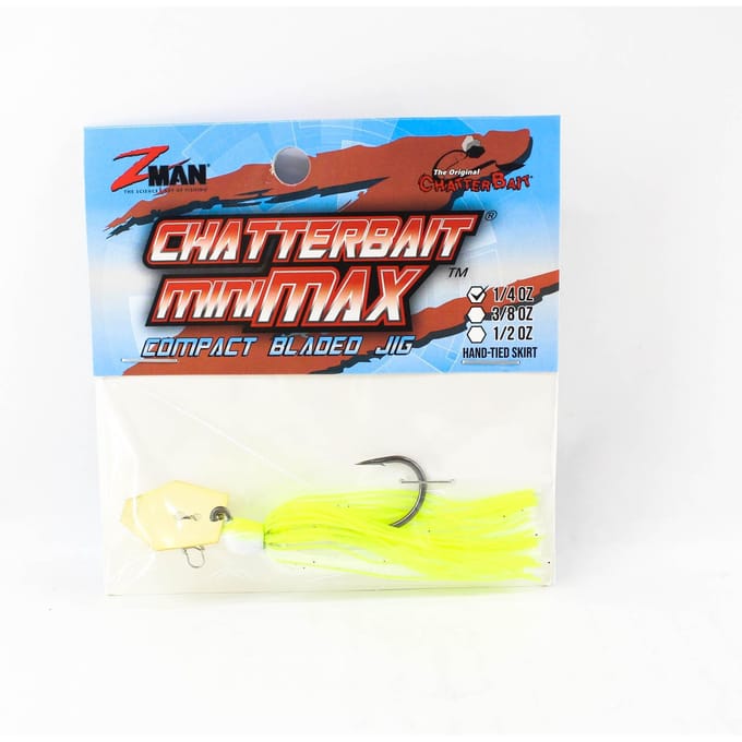 Zman Chatterbait Mini Max Zinkend Kunstaas 1/4 Oz Grafiek/Wit (7814) brown
