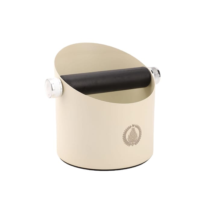 Koffie Knock Box 1500 ml Inhoud Dik Roestvrij Staal Koffiedik Klopbak voor Thuis wit