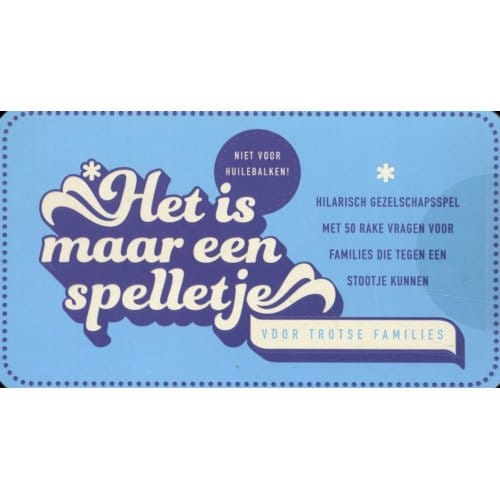 Het Is Maar Een Spelletje - Voor Trotse Families - S. Studio ImageBooks