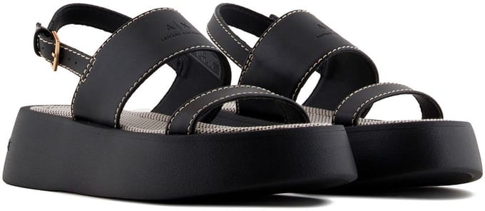 Armani Exchange Xdp054_xv921 Sandalen Zwart EU 38 Vrouw