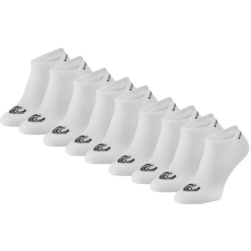 Vinnie-G Sneakersokken Wit - 9 paar Witte Enkel sokken - Unisex - Maat 39/42